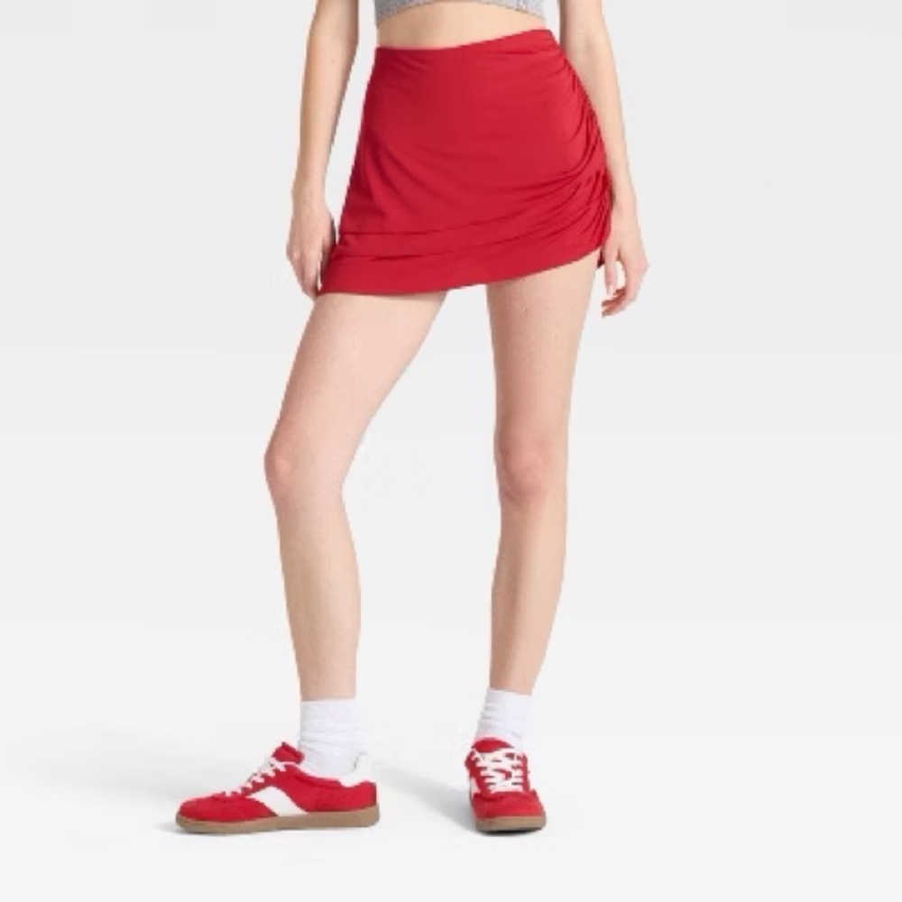 JoyLab™ Women's Game Day Layered Skort - Crimson Red - L
